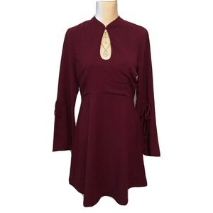 ECI New York NWOT Burgundy Dress Women 10